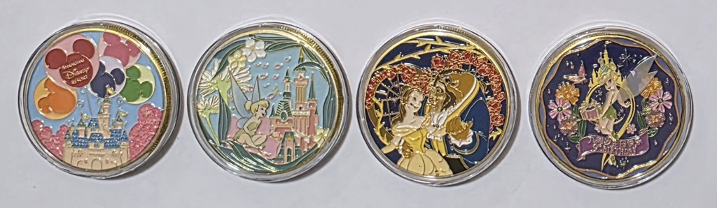 Fantasyland Mickey and Minnie's Mercantile Shanghai Disneyland Medallions 